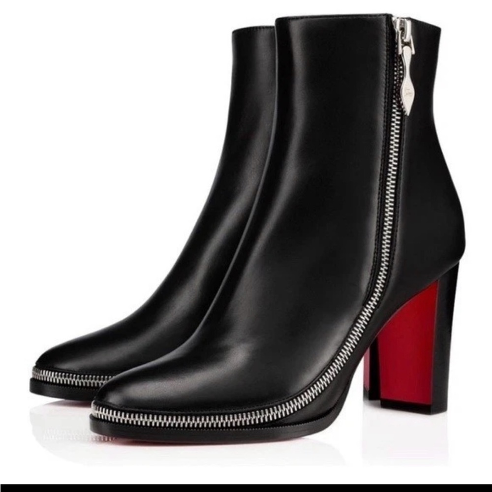 christian louboutin telezip booties